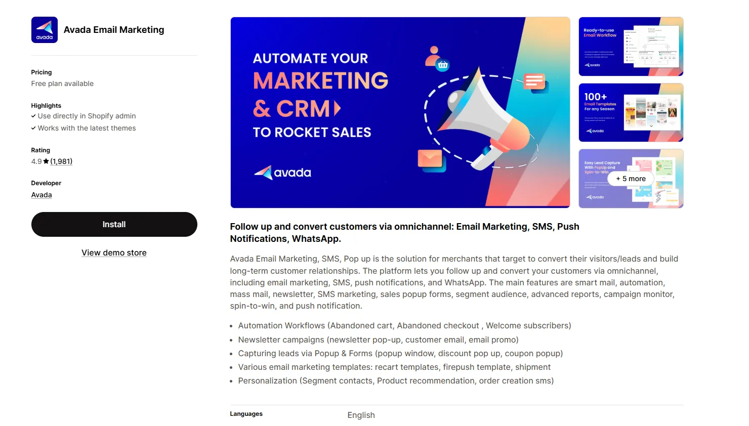 Email/SMS Tools